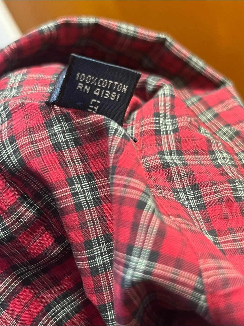 Polo Ralph Lauren Men's Red Western Plaid Shirt. Size M. Pre-Owned Vintage EUC